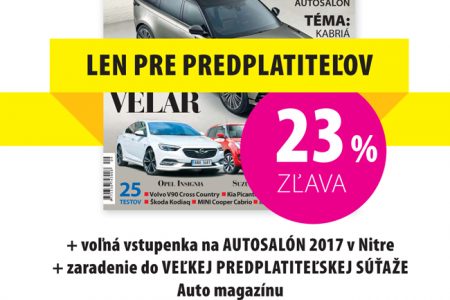 Vstupenky do Nitry pre našich predplatiteľov!