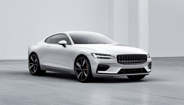 Polestar 1 white exterior, front