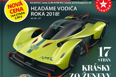 AUTO MAGAZÍN a Profi auto, najčítanejší motoristický časopis na Slovensku, je tu s aprílovým číslom! Môžete si ho kúpiť v predajniach tlače na celom Slovensku!
