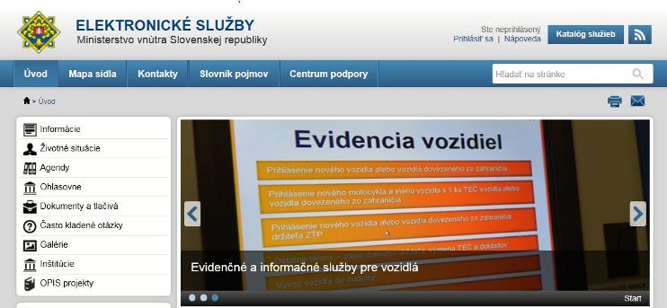 Evidencie vozidiel